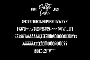 Rabbit Oaks - Font Duos