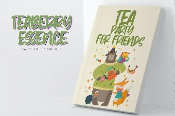 Teaberry Essence - Sweetness Playful Font