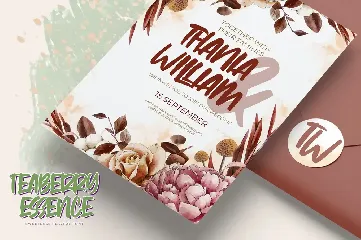 Teaberry Essence - Sweetness Playful Font