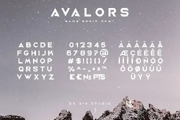 Avalors-Sans Serif Font