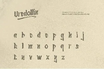 Vredollin font