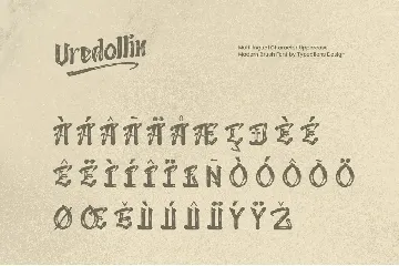 Vredollin font