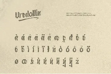 Vredollin font