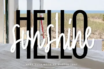 Nothing Matter - Stylish Handwritten Font