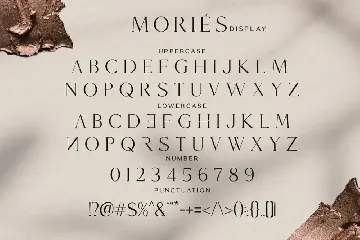 Mories Luxerie - Elegant Display Sans & Serif font