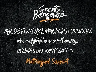 Great Bergamo font