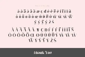 Notted font