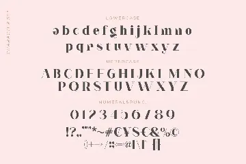 Notted font