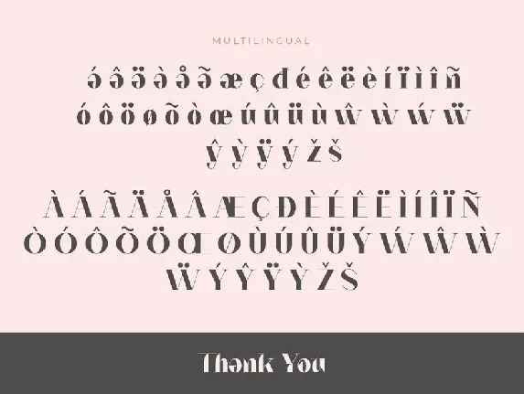 Notted font