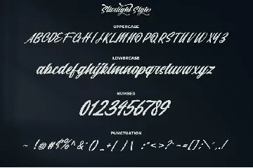 Starlight || Modern Script font