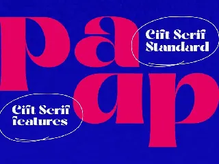 Cift Serif font