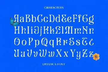 LIVIATICA font