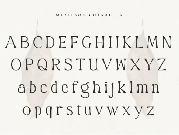 Midleson font