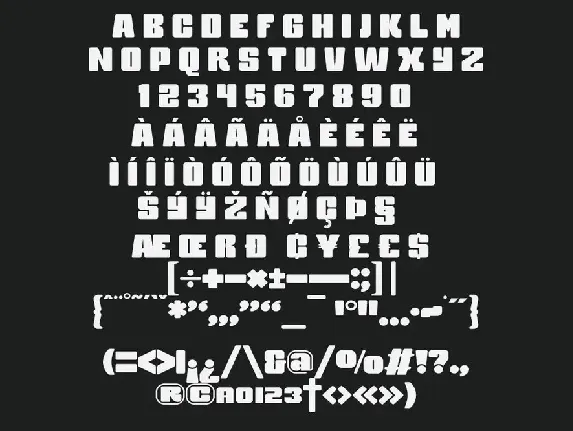 Hammer Head font