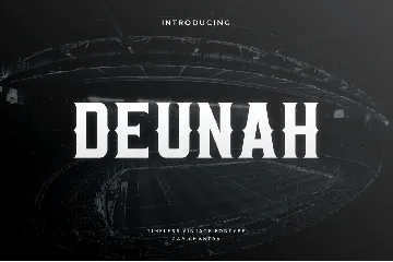 Deunah font