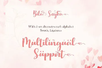 Bila Seyka - Lovely Script Font