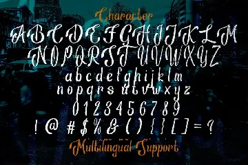 Ansagia Metta - Bold Script Font