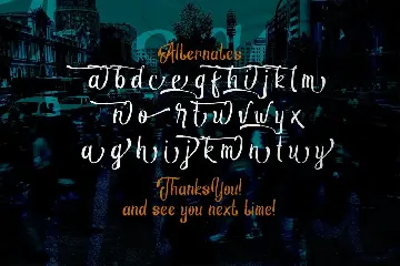 Ansagia Metta - Bold Script Font