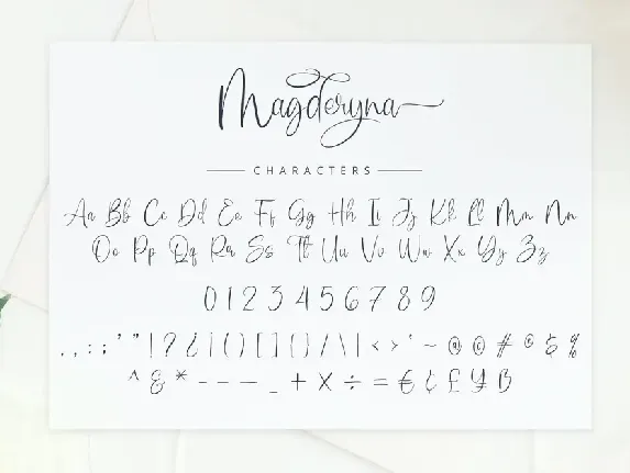 Magderyna font