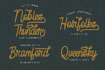 Feri Candi - Monoline Script Font