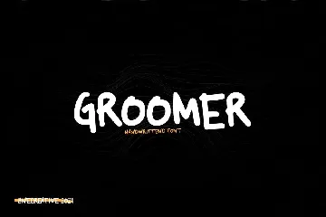 Groomer font