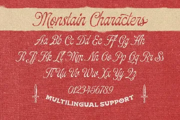 The Monstain font