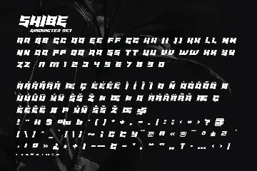 Shibe font