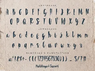 Summeria Handbrush Script Font