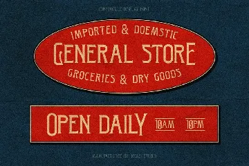 Costaville - Vintage Condensed font