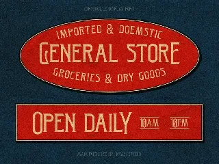 Costaville - Vintage Condensed font