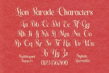 Lion Parade font