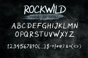 Rockwild - Action Handwitten Font