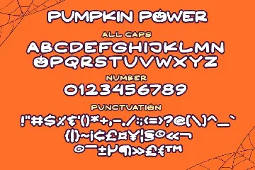 Pumpkin Power font