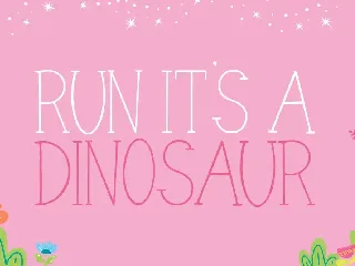 Dino Friends Font