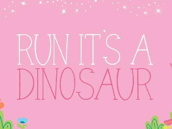 Dino Friends Font