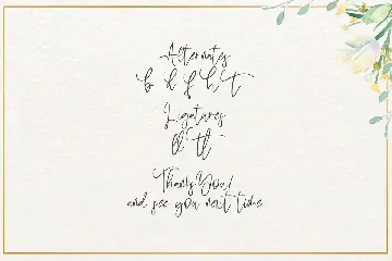 Sabina Angellica - Modern Script Font