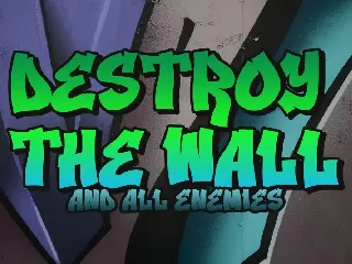 Quick Blast - Bold Graffiti font