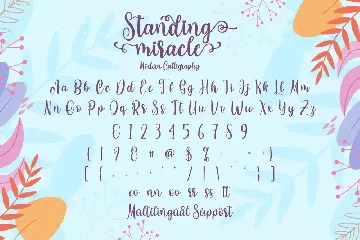 Standing Miracle Script font