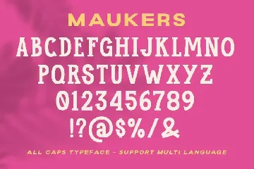 Maukers font