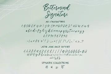 Bettermind Signature font