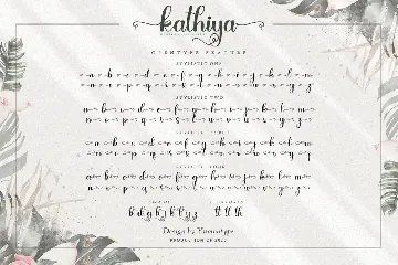 Kathiya Script font