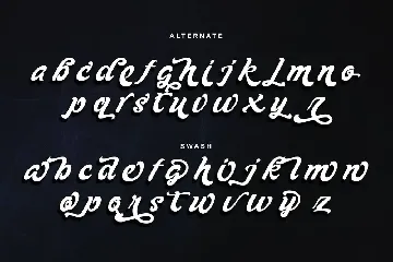 Blacker Script font