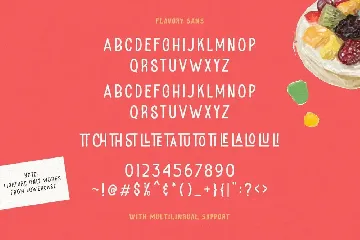 Flavory font