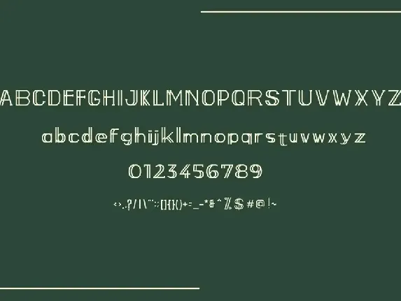 Allinead font