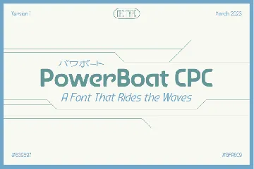 PowerBoat CPC font