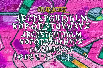 Rhieknuza - Graffiti Font