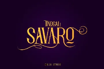 Savaro font