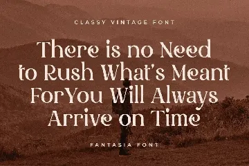 Fantasia - Classy Vintage Font