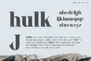 Julitho font