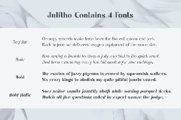 Julitho font